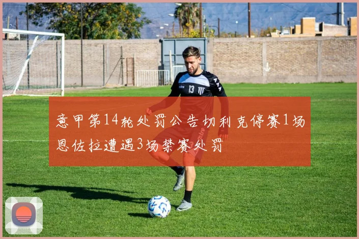 意甲第14轮处罚公告切利克停赛1场恩佐拉遭遇3场禁赛处罚